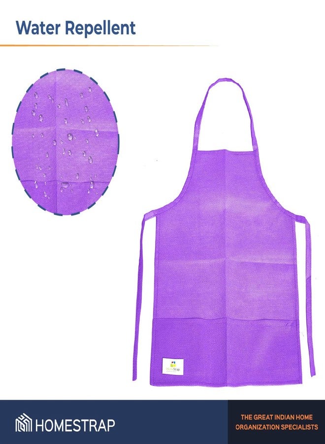 HomeStrap Multipurpose Kids Apron for Cooking, Painting, and School 5 to 10 yrs child (Pack of 6) - Image 5
